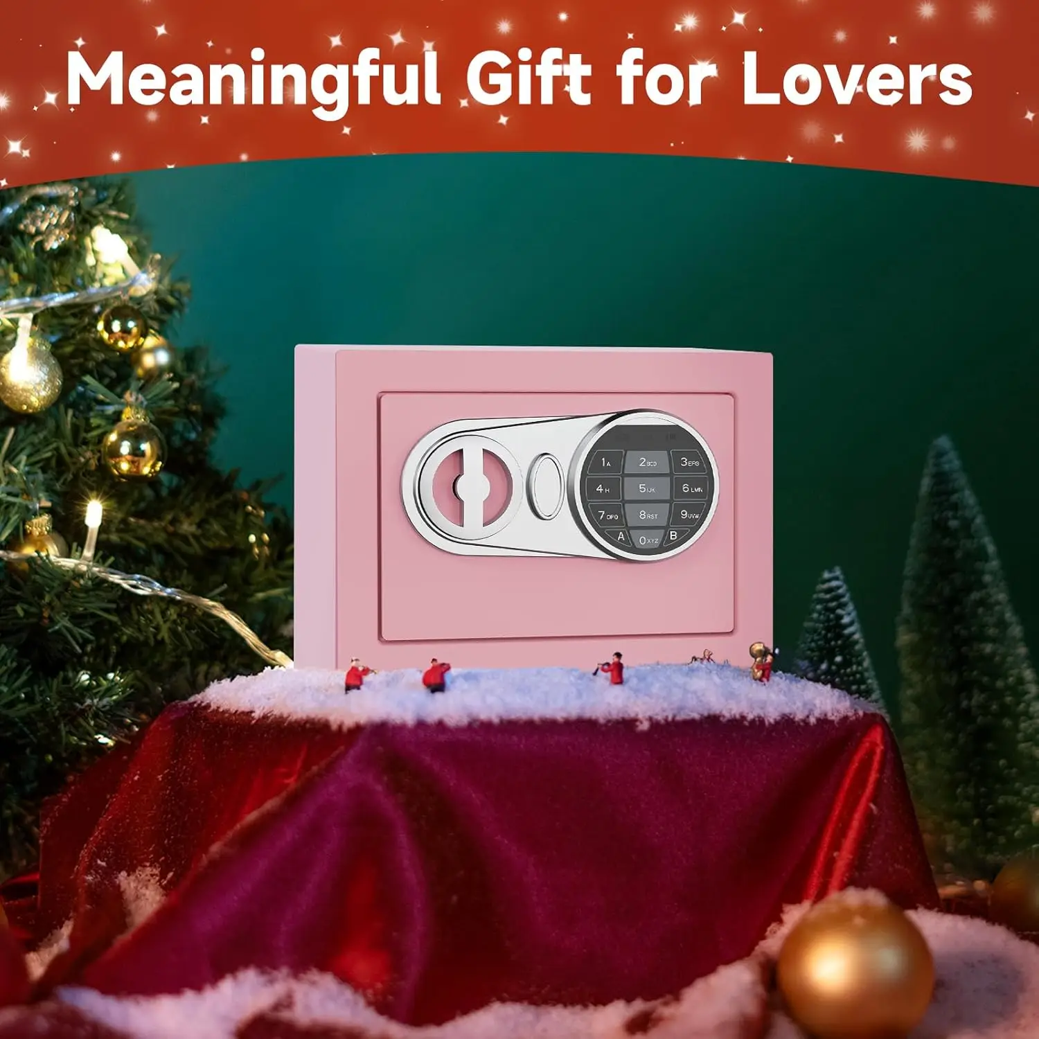 CEQSAFE Digital Security Mini Safe Stainless Steel Deposit Box for Money Home Office Hotel factory