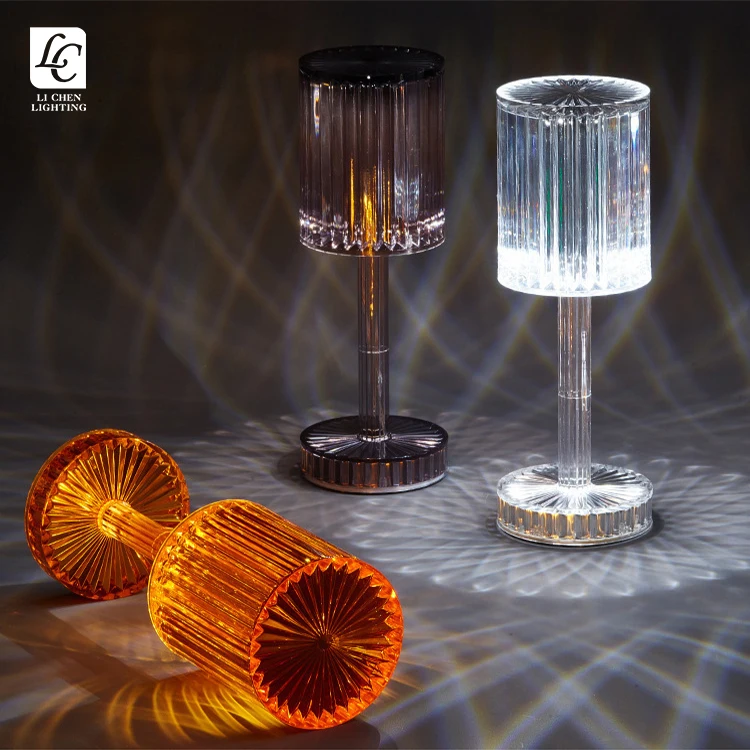 TB5028 Wholesale Home Hotel Camping Table Dining Decoration Touch Switch RGB Modern LED Table Lamp