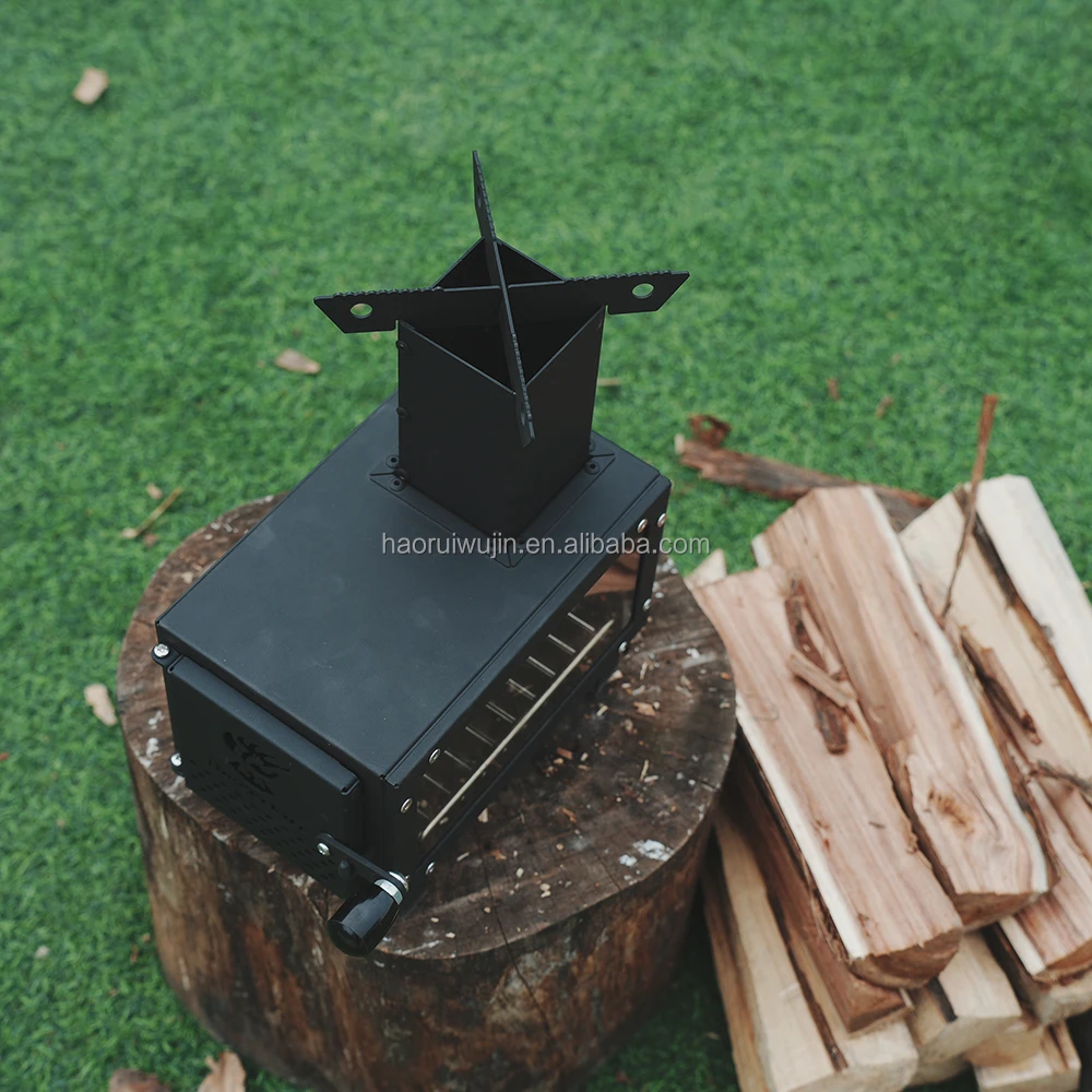 Poêle Fusée Portable The Tucker Stove Co – Camping, Rando, Brûleur à Bois 6 Pouces