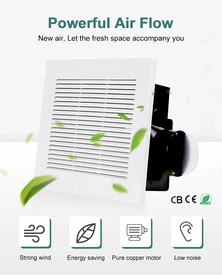 Axial Flow Fan, Ceiling, 220-240V, Electric - detail 2
