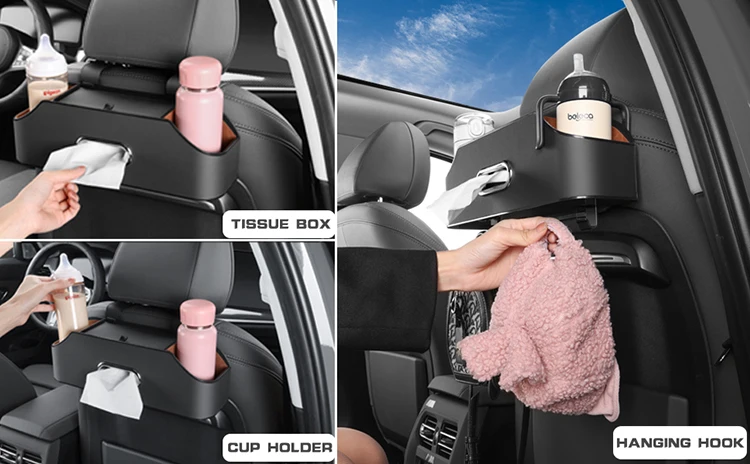 MG Car Seat Back Storage Box Hanging Bag Multifunctional Backseat