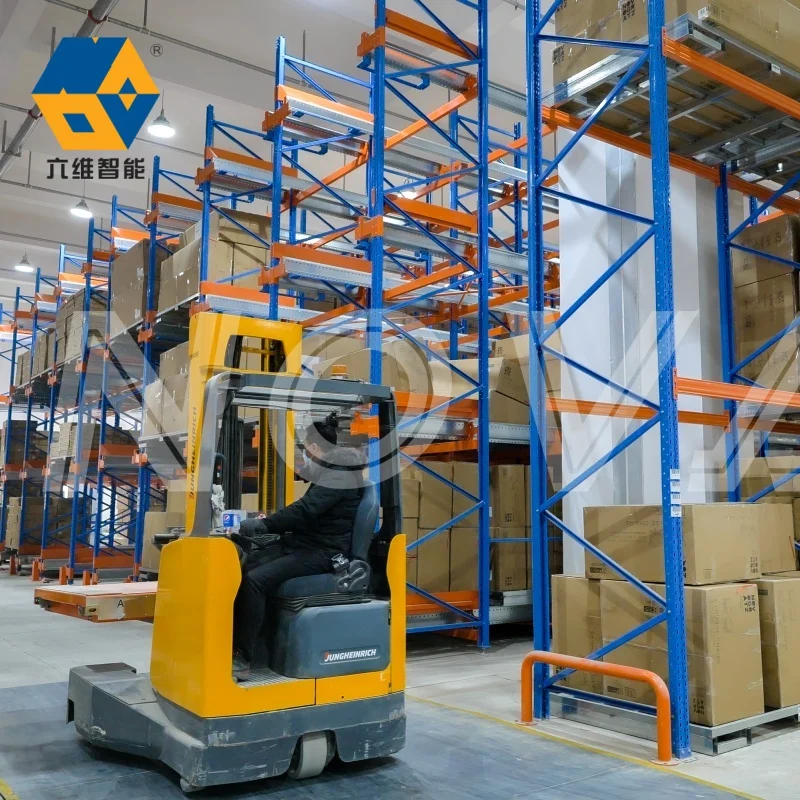 맞춤형 팔레트 셔틀 랙킹 시스템 고용량 셔틀 랙킹 라디오 셔틀 팔레트 랙 창고 저장 랙