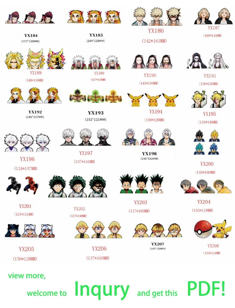 Spy X Family Character Anya Anime Sticker Cute Anime Girl 3d Car