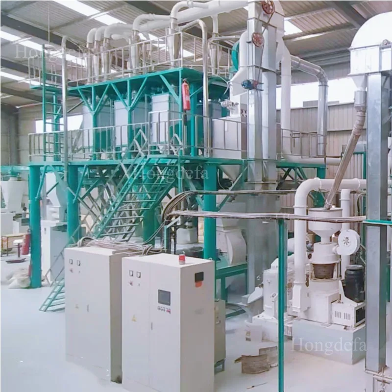 Small Scale 2T/H Maize Milling Machine - Compact Corn Flour Mill with Low Investment