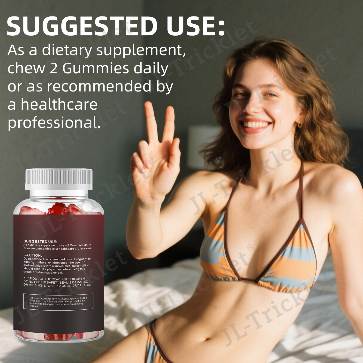 Julong Private Label Libido Booster Gummies for Men Women Gummy With Saw Palmetto Natural Female Libido Booster Herb Gummies