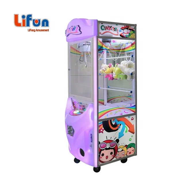 
Оптовая продажа с фабрики, призовый торговый автомат с монетами для продажи, аркадный светодиодный кран для конфет, игрушечный автомат, Малайзия 