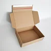 Brown kraft with tear line and sealing tape