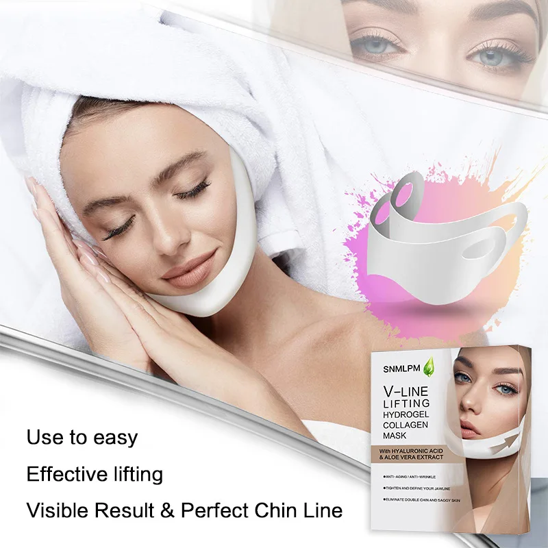 Facial Care Vshape Thin Chin Slimming Lifting Bandage Face Masks Longlasting V Line Lifting