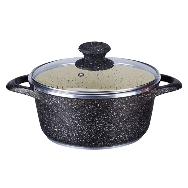New Design Casserole with Lid Set Cookware Aluminium Pot Kitchen Cookware Sets  Pan Cooking