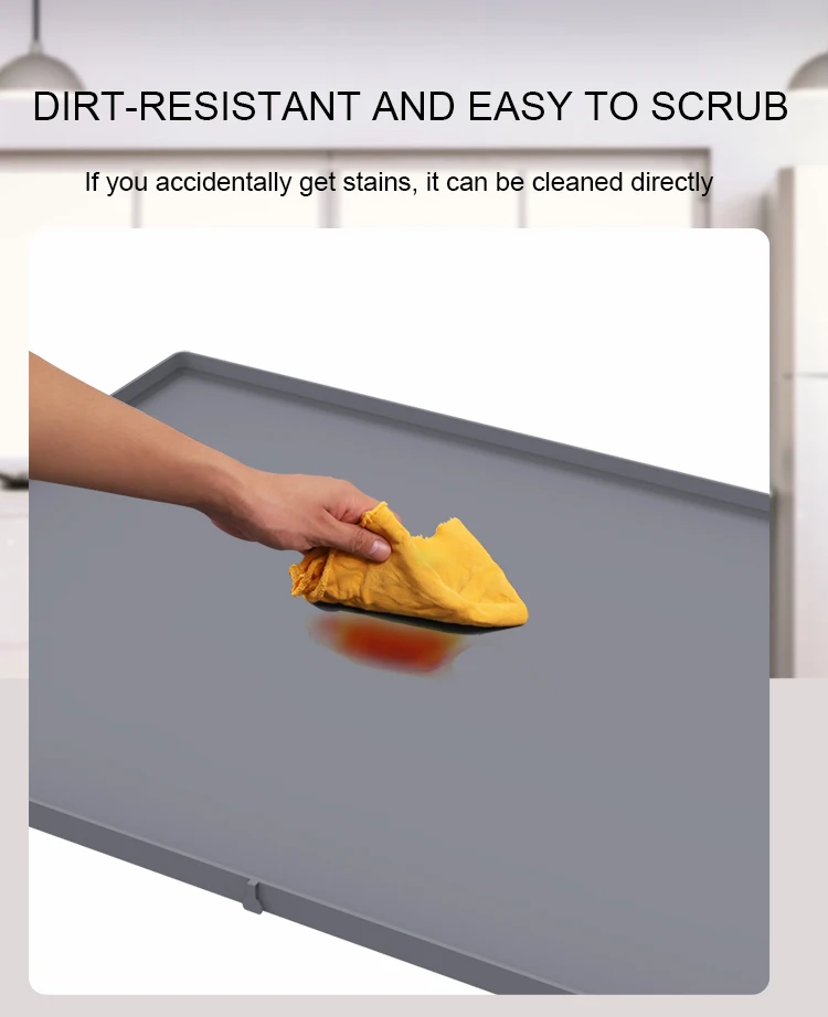 Wellfine Waterproof Kitchen Under Sink Mat Protector Tray Drips