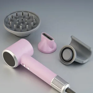 Intelligent Hair Dryer Equipped with LED Display Real Time Temperature Monitoring Negative Ions Noise Reduction Technology