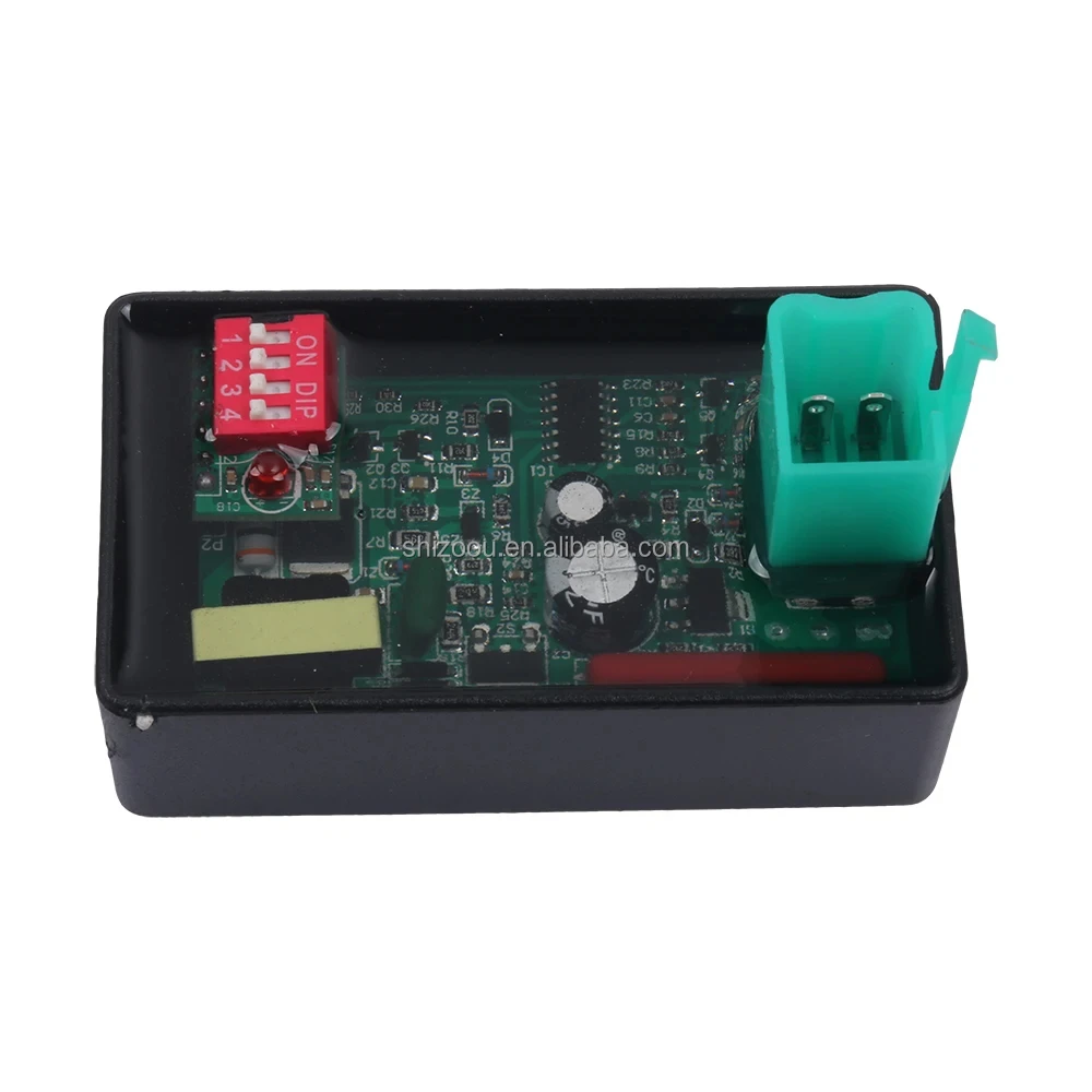 Programmable CDI for Motorcycle Ignition 4 Pin DC CDI Racing Box DIP Switch for ACTIVE WAVE 110 TC100 ATV 150 Dirt Bike Go Kart