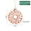 Donut hanging ornament