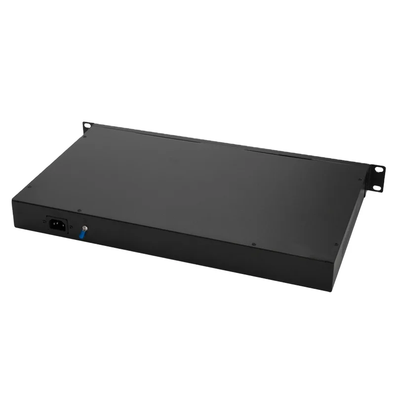 24Port Gigabit Fiber Optical SC SFP 2 Ethernet Switch Single or Multimode 20KM Reach TCP Network