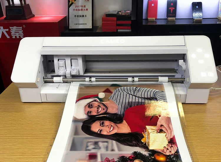 Laptop Stickers Cutting Machine Custom Mobile Skin Design Plotter