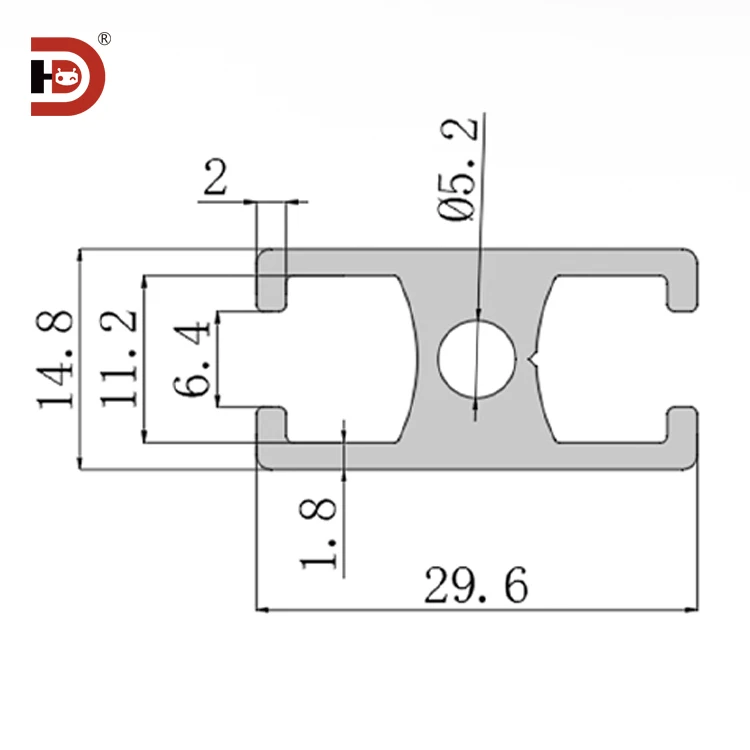 15180 industrial extruded aluminum profile aluminum alloy door frame-3