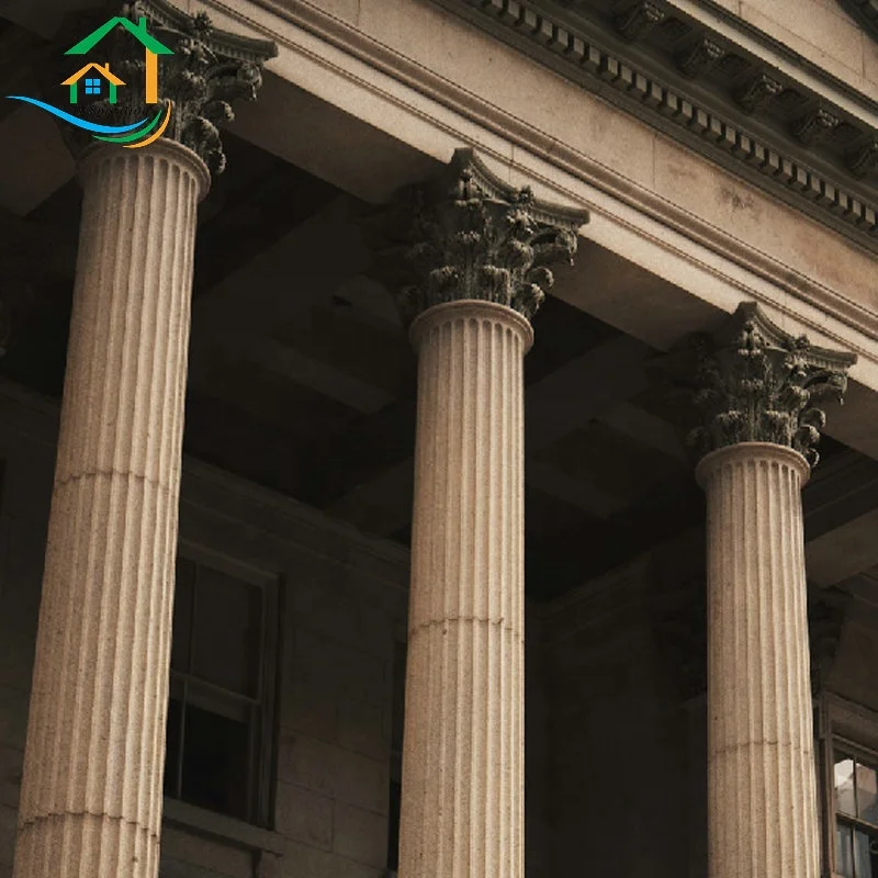 Elegant Design Stone Porch Columns Design