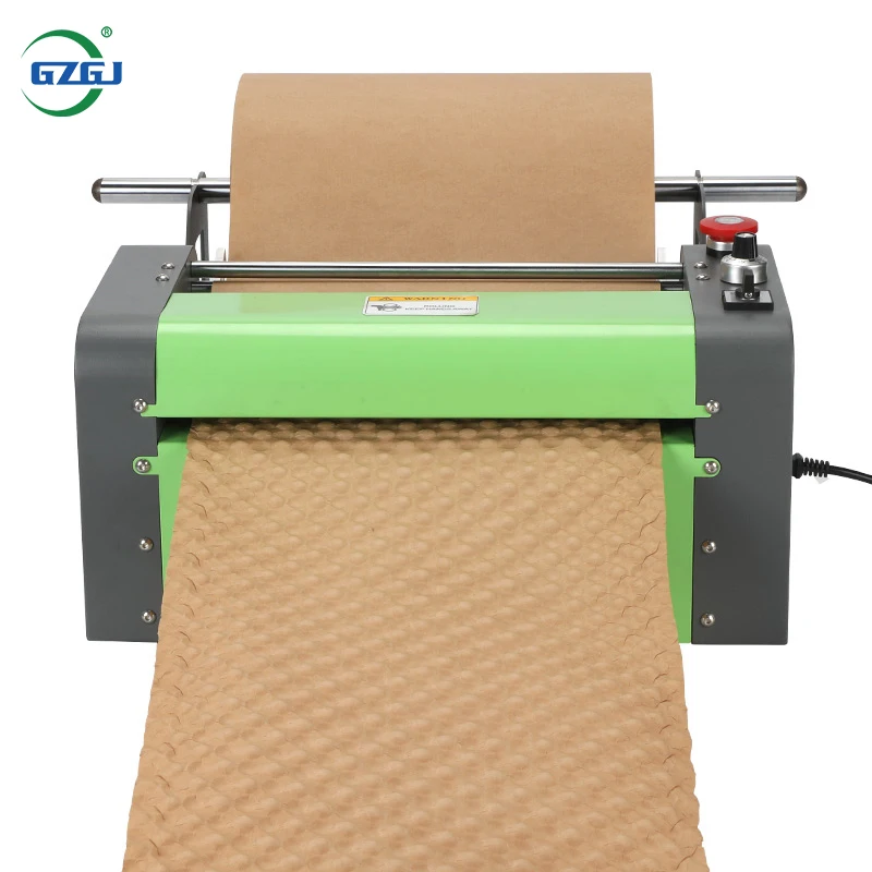 Gzgj Automatic Kraft Paper Wrap Cushion Bubble Machines Void Fill