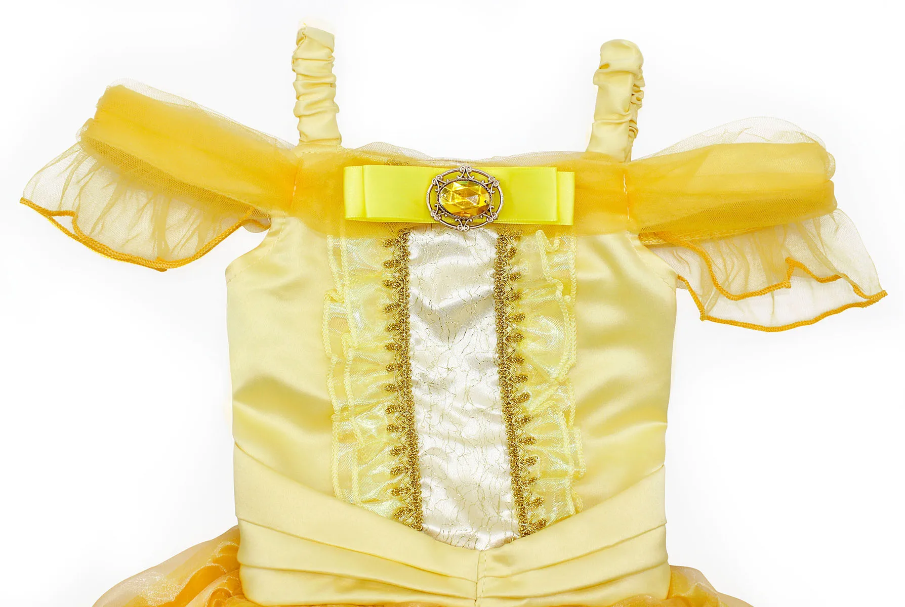 sl fashion petite dresses Custom-made Beauty and the Beast Princess Belle Christmas Costume Bell –  CoserZ main image 1