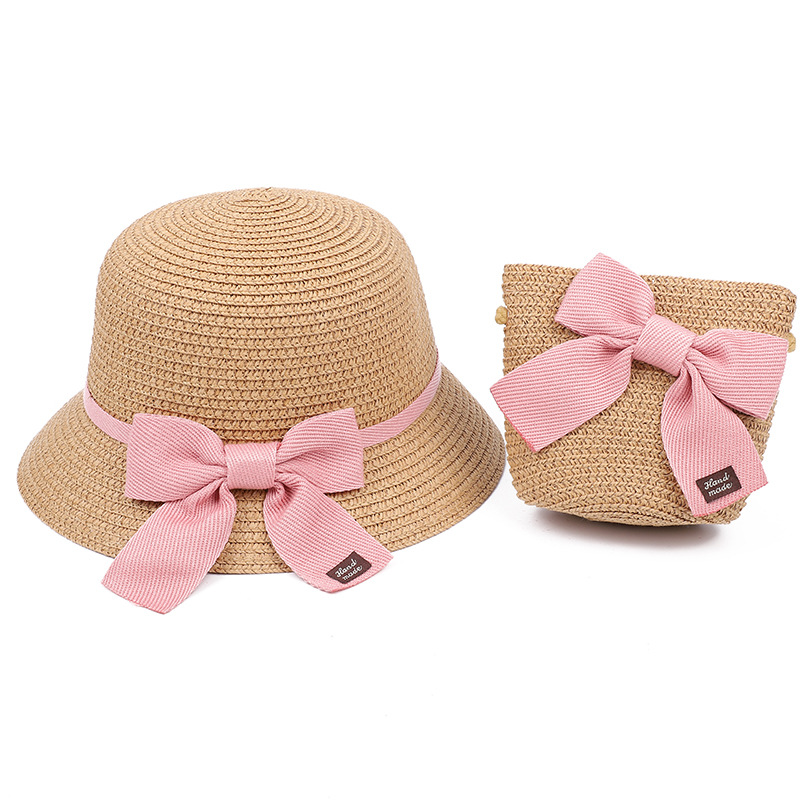 【ほぼ未使用】SÜB suess Straw Hat 親子セット ほぼ未使用】SÜB suess Straw Hat 親子セット