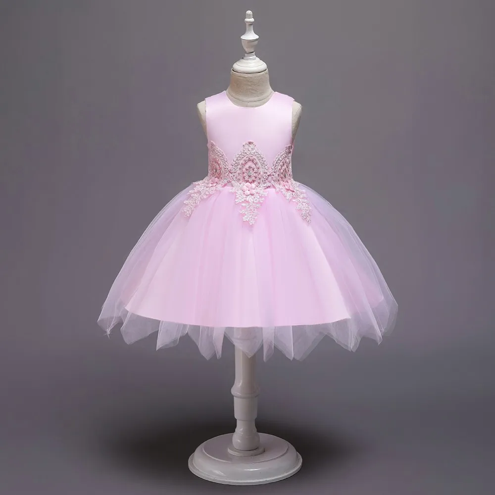 Летнее платье с цветочным узором для девочек на свадьбу праздничное платье с позолотой для детей 3 лет платье для маленьких дево