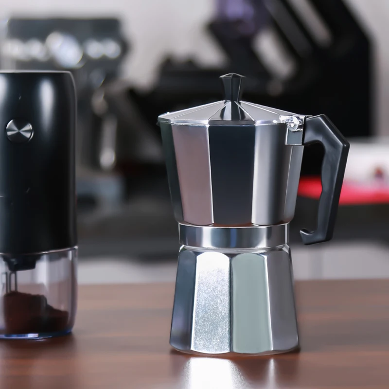 Ecocoffee Mocha Brewer Classic Aluminum Stovetop Espresso Maker