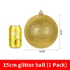Palla glitterata 15 cm