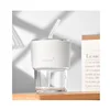 White +transparent cup