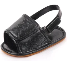 Оптовая продажа мягкая резиновая подошва анти-женские нескользящие тапочки из натуральной кожи летние От 0 до 1 года; Платье для маленьких девочек; Босоножки