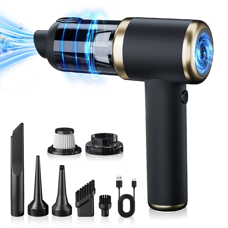 Wireless 5500PA USB Rechargeable Custom Portable Vacuum Cleaner Air Blower Air Extractor Air Duster for Car and House