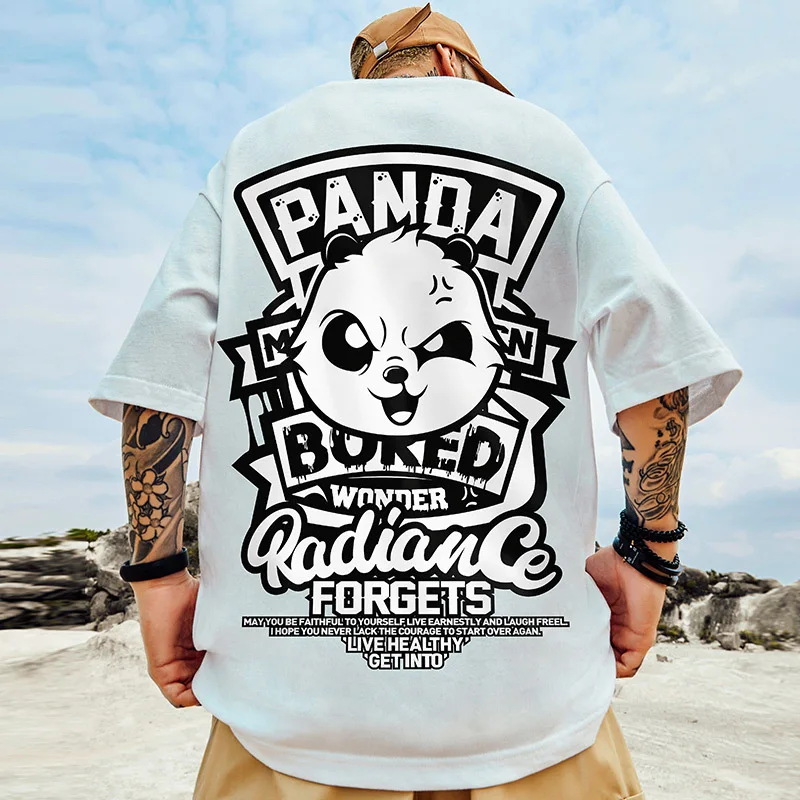 Shop Our Street Fashion T-Shirt Print Men's Summer Camiseta