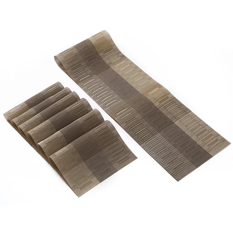 Роскошная виниловая устойчивая моющаяся прямоугольная настольная дорожка из ПВХ для столовой, офиса, кухни, отеля, дома