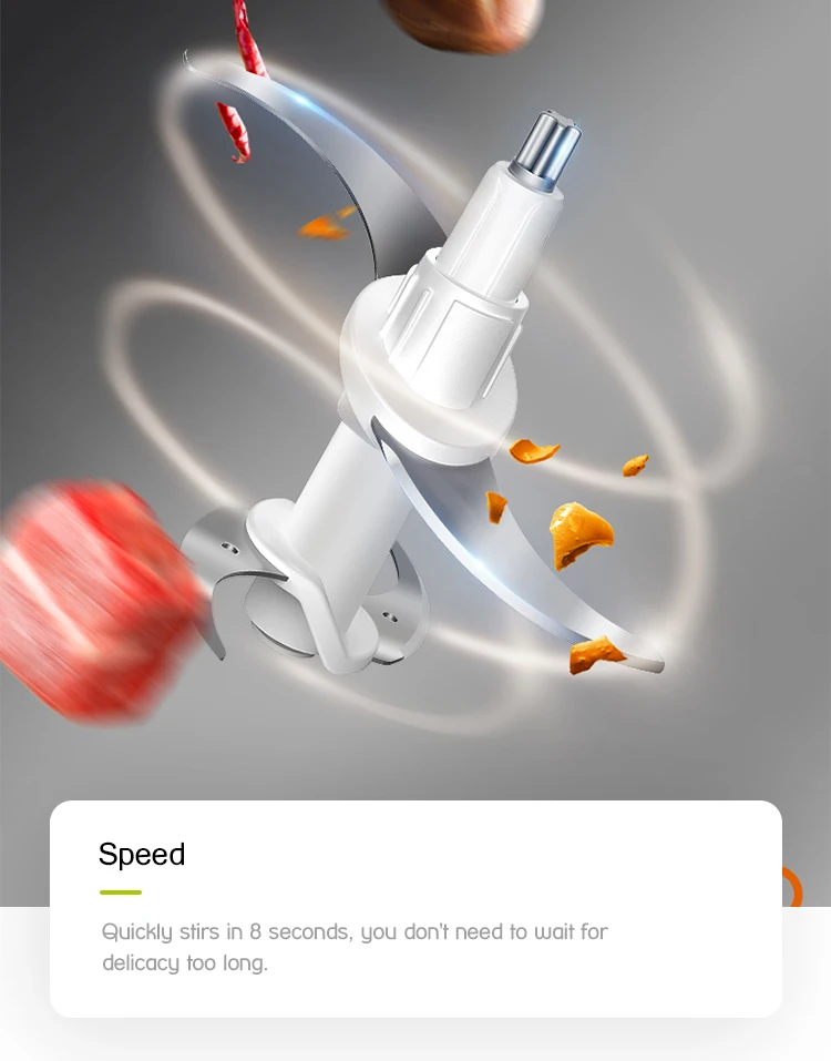 meat bowl chopper stainless steel electric food chopper vegetable chopper onion mixer chopper multifunctional food chopper
