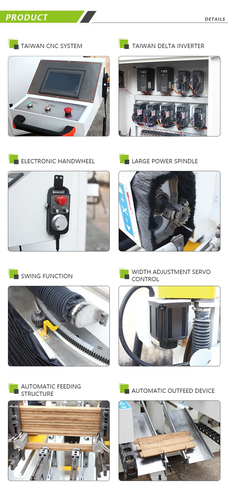SAMACH Double-End CNC Tenon and Mortise Machine for Cabinet Doors
