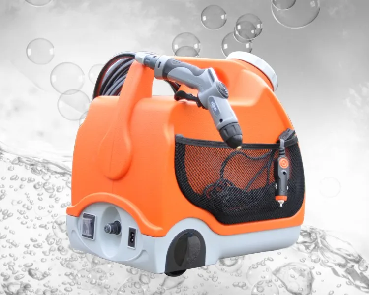 Mesh Accessories Pocket Multifunction Portable Pressure Washer with 15L Water Tank  for Camping Cleaning Boating supplier