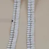 12cm white bg gold/silver threads 100yd