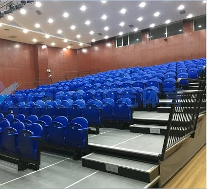 Telescopic Seating System,retractable Platform System for Indoor Sports Center