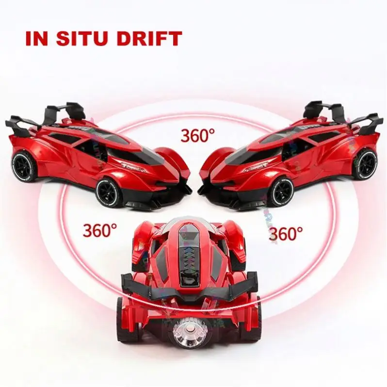 Rc Drift Remote Control Car New Toy 40-50meters Speed Rotation 360 Race Sport Remote Control Car With Opening Doors