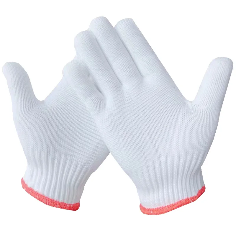 Wholesale Cheap Safety Gloves White Cotton Knitted Safety Working