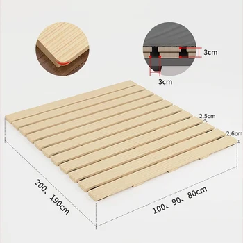 Hot Selling LVL Solid Wood Tatami Bed Slat Moisture-Proof Hard Board Wooden Platform Frames