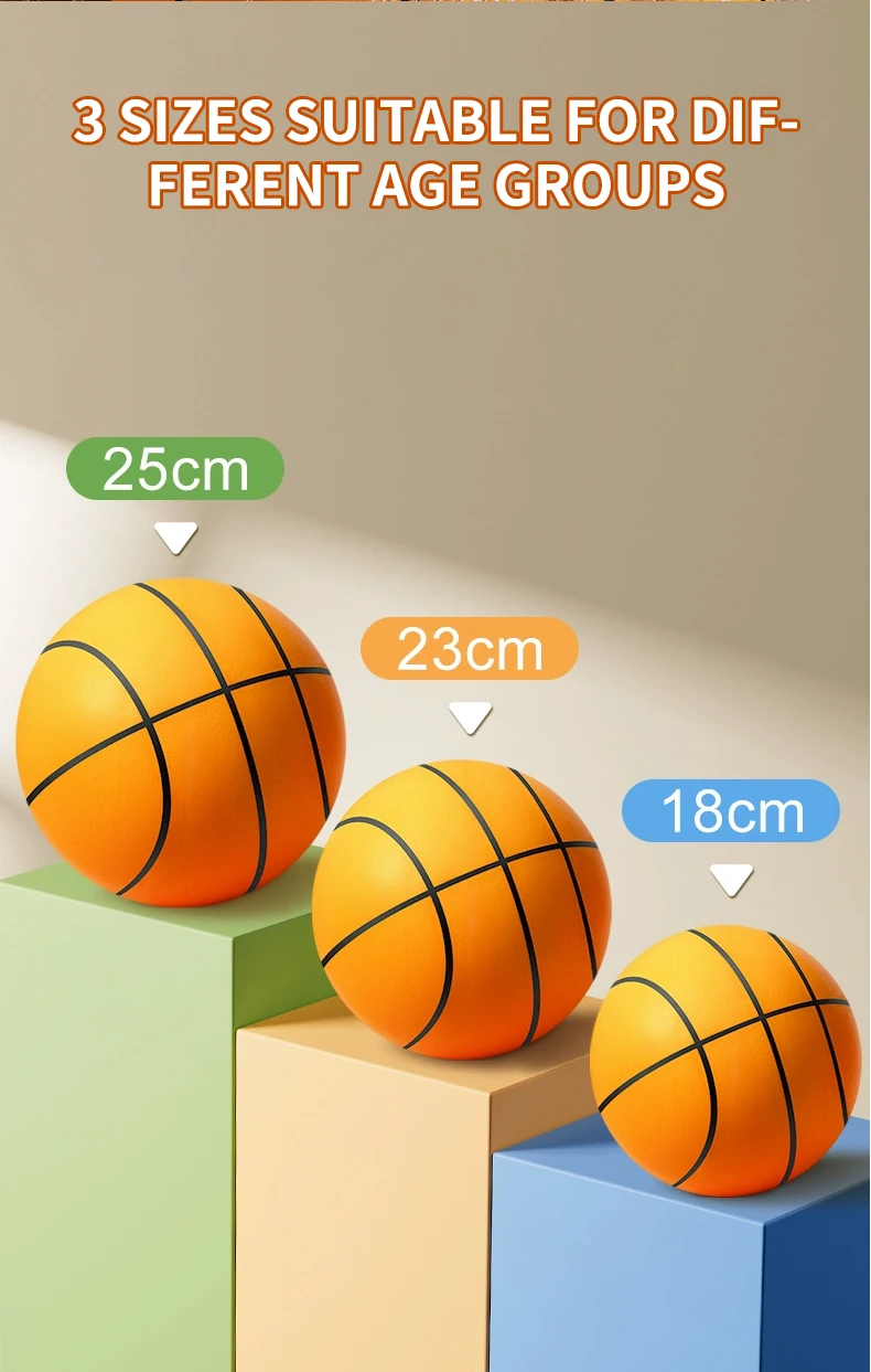 Silent Basketball Size 7 Indoor Quiet Foam Silent Dribbling Indoor Silent Ball Training Foam
