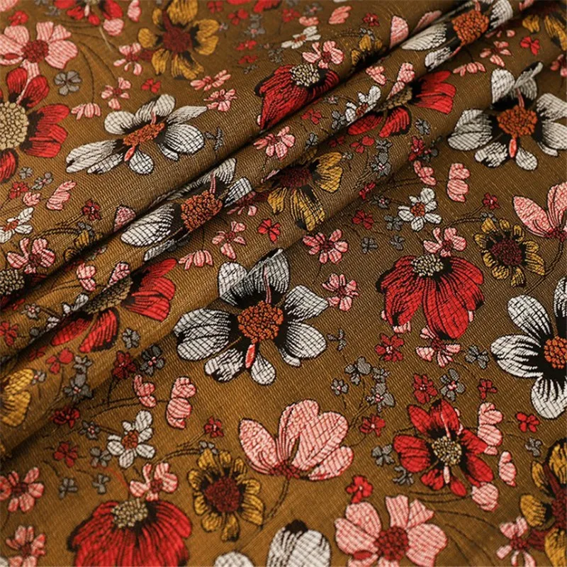 批发美丽优雅的刺绣jacqaurd面料锦缎宽90厘米女士服装旗袍