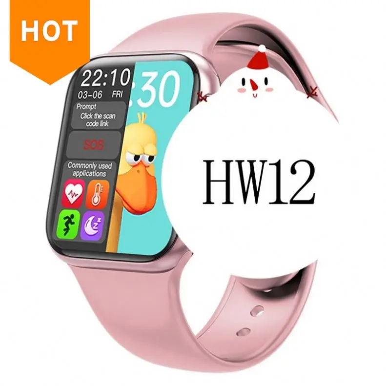 yiqungo 2020 long battery 40mm reloj inteligente hw12 smart watch 1.57 inch full touch screen iwo hw12 smartwatch