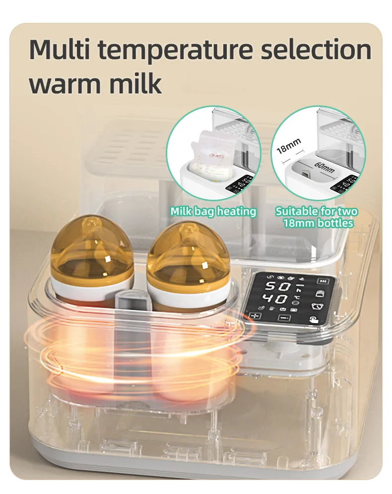 Multifunctional Big Capacity Electric Baby Bottles Disinfector Digital