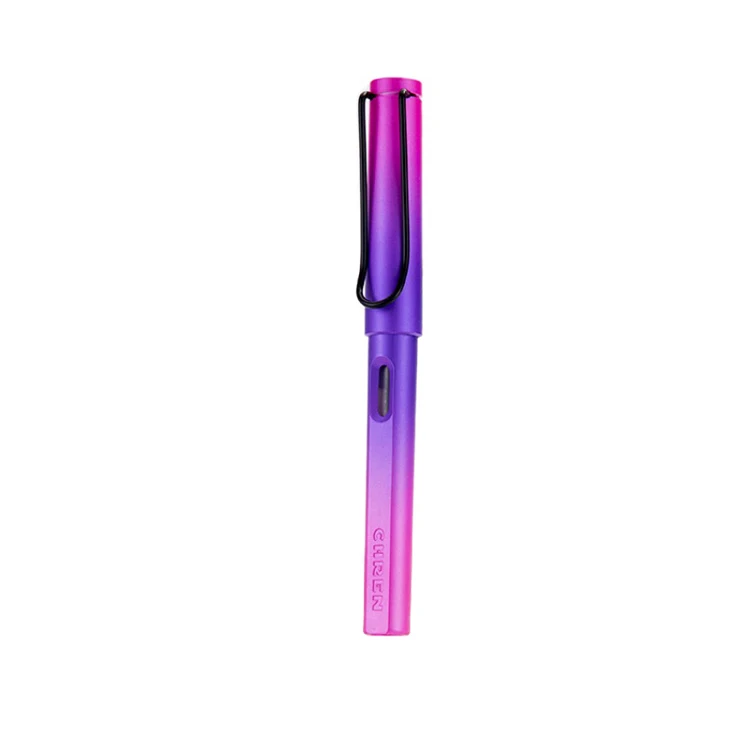 Hot Sale Classic Style Gradient Colors Dazzle Colorful Big And Small Nib  Correction Position Plastic Fountain Pen - Buy Hot Sale Classic Style  Gradient Colors Dazzle Colorful Big And Small Nib Correction