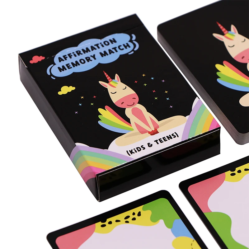 Custom Printing Personal Affirmation Moonology Oracle Cards Tarot Cards With Meaning on the Card