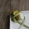 Fiore verde da polso