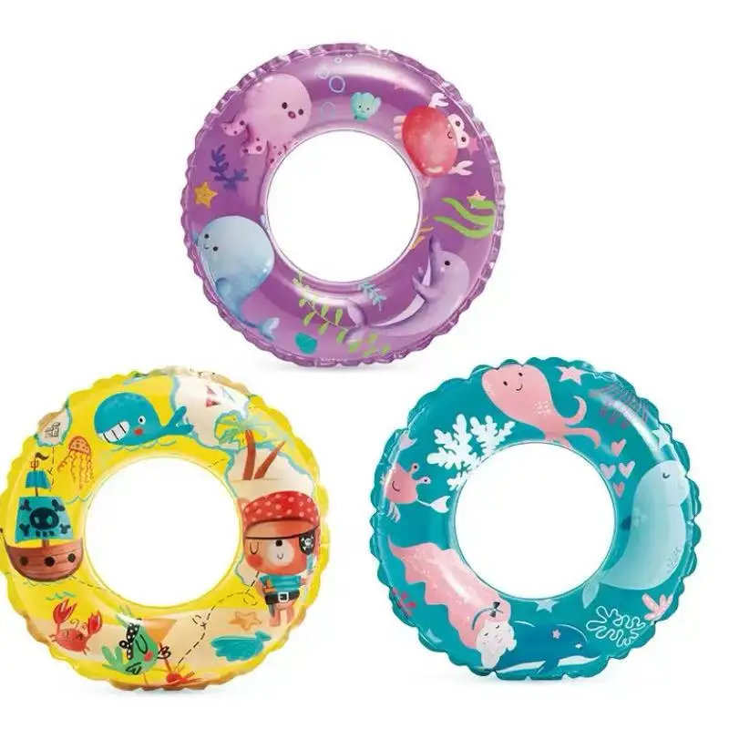 Factory Wholesale PVC Outdoor Swimming Cartoon Animation Thickened Children Inflatable Waterproof Durable Foldable Eco-Friendly