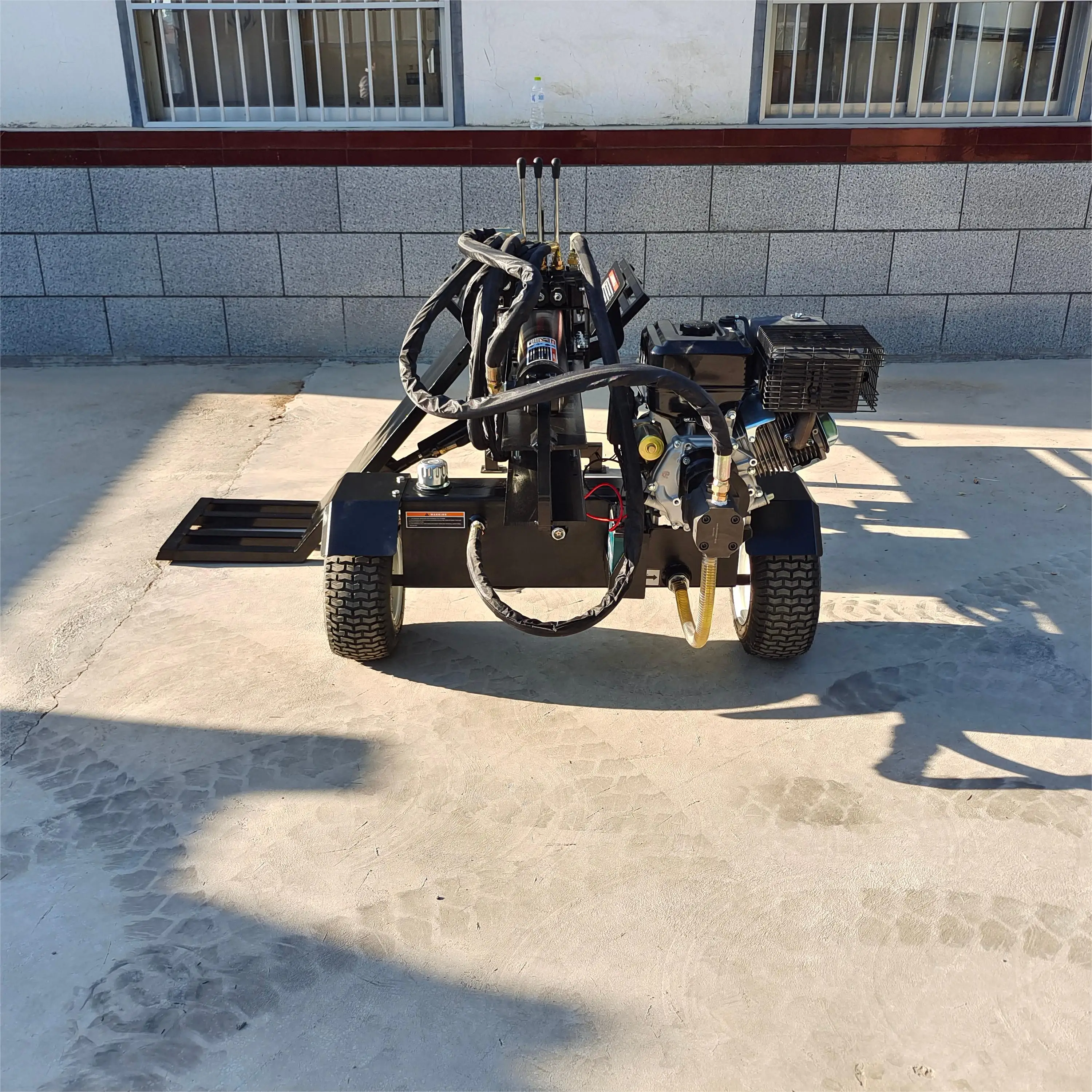 LWS610-35T/30T/20T Firewood Processing Machines Log Splitter Gasoline Hydraulic Log Splitter for Wood