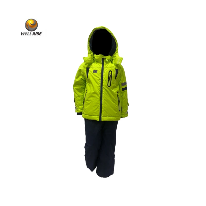 
 Профессиональное пальто и штаны для мальчиков водонепроницаемый ветрозащитный Теплый Лыжный комплект  